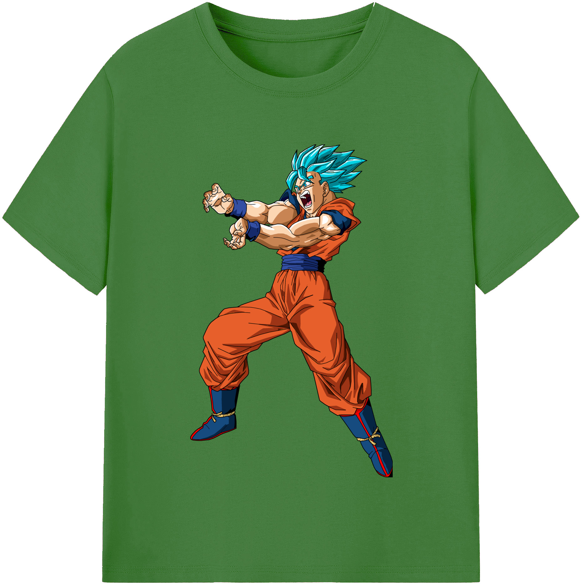 （画像用） ドラゴンボール 孫悟空（そん ごくう）Son Goku カカロット DRAGON BALL Kakarotto レディースカジュアルプリントTシャツ（綿100％）